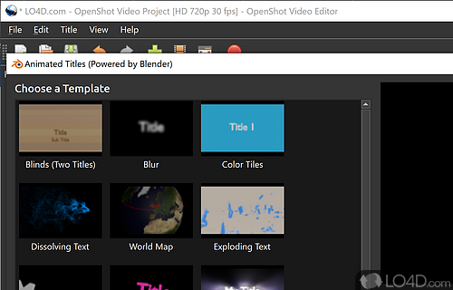 One of the leading video editors - Screenshot of OpenShot Video Editor