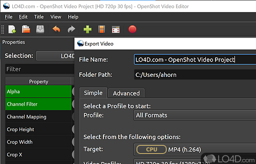 OpenShot Video Editor screenshot