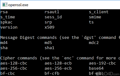 OpenSSL Screenshot