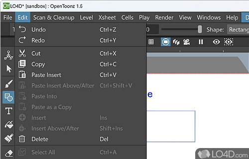 Enables you to manage the settings of 2D animations seamlessly - Screenshot of OpenToonz