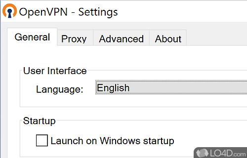 OpenVPN GUI Screenshot