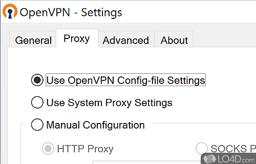 OpenVPN GUI Screenshot