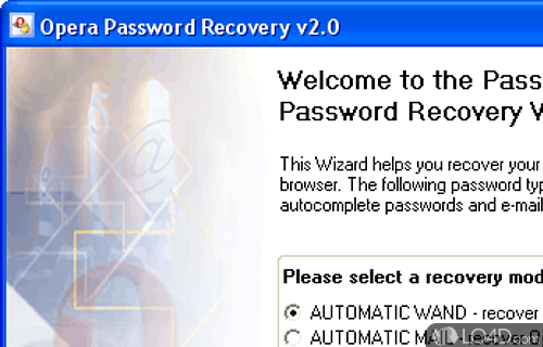 Opera Password Recovery Screenshot