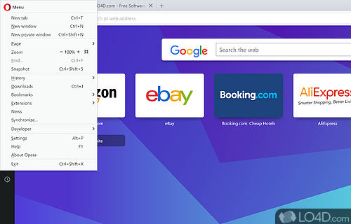 Opera Portable Screenshot