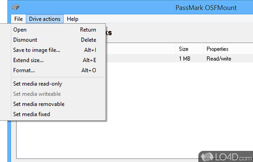 PassMark OSFMount 3.1.1002 download the last version for ipod