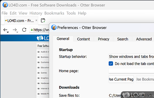 Otter Browser Screenshot