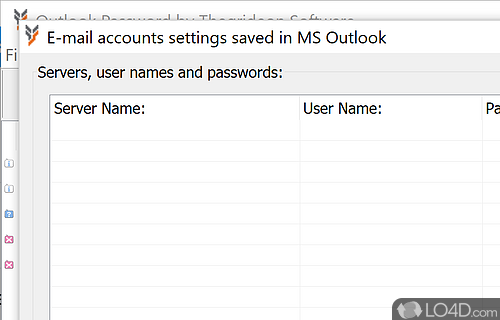 Outlook Password - Password Finder Screenshot