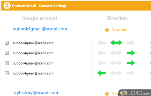 Outlook4Gmail Screenshot