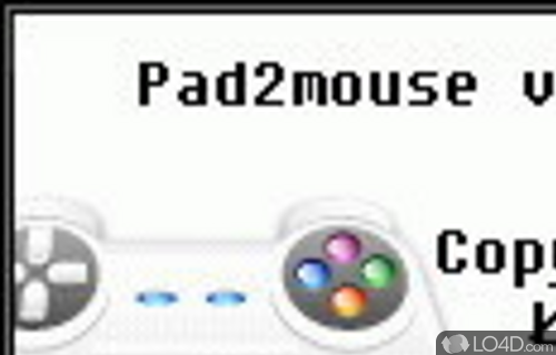 Screenshot of Pad2mouse - Control computer using a joystick