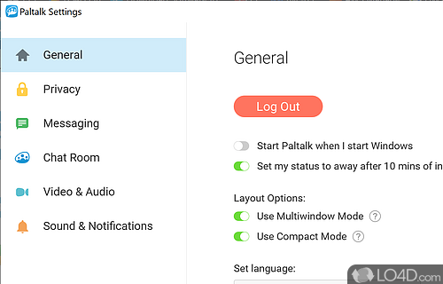 Ultimate online chat messaging tool - Screenshot of Paltalk