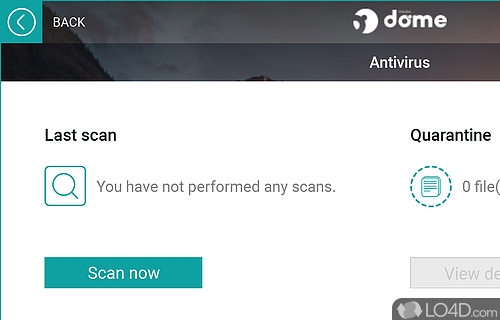 Modern AV in cloud - Screenshot of Panda Free Antivirus (Panda Dome)