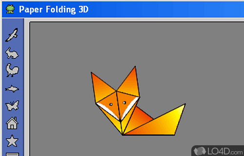 Screenshot of Paper Folding 3D - Multi-view origami guide program