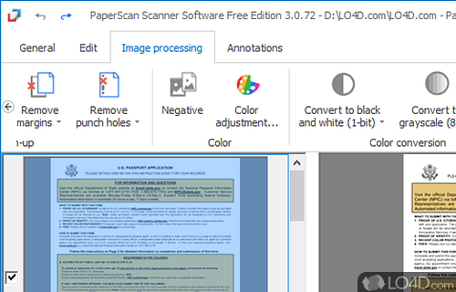 The Home Edition - Screenshot of PaperScan Free