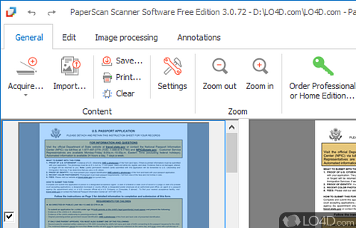 PaperScan Free Screenshot