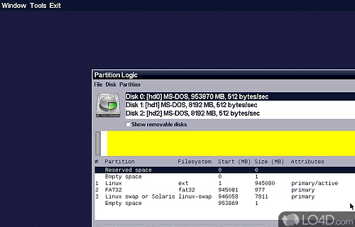 Partition Logic Screenshot