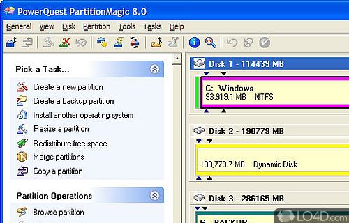 Partition Magic Screenshot