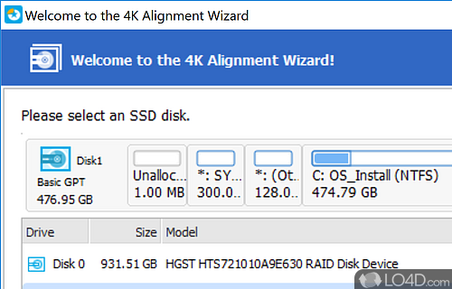 Copy partitions from one drive to another - Screenshot of EaseUS Partition Master Free