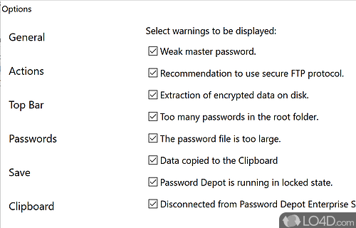 Protection against brute-force attacks - Screenshot of Password Depot