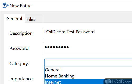 Configure program options - Screenshot of Password Depot