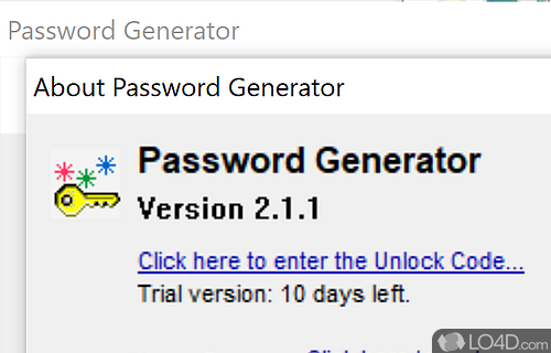 Password Generator 2.0 Screenshot