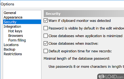 Password Manager XP screenshot