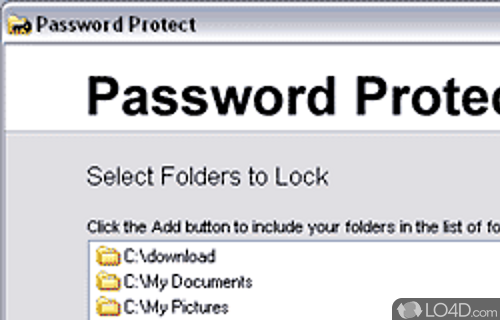 Password Protect Screenshot