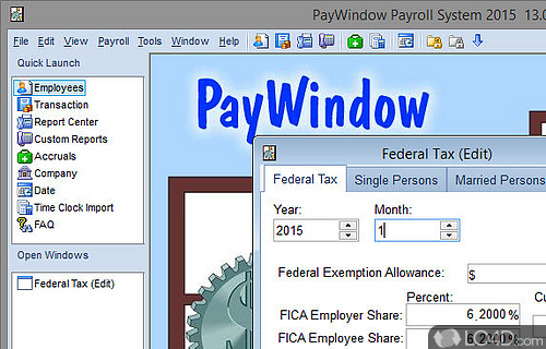 PayWindow Payroll System Screenshot