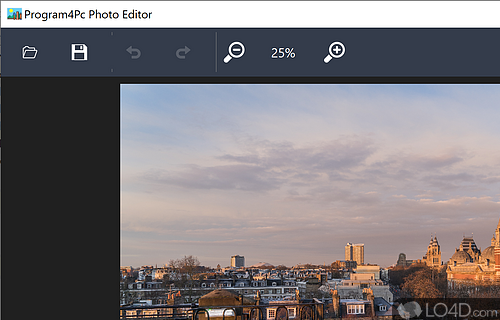 Add tons of different effects to photos, adjust colors, crop, rotate - Screenshot of PC Image Editor