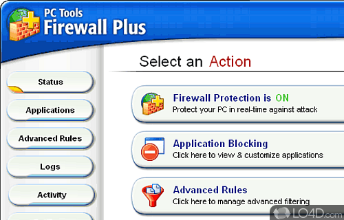 PC Tools Freeware Firewall Screenshot