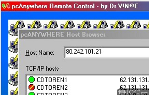 Screenshot of pcAnywhere Remote Control - No installation required