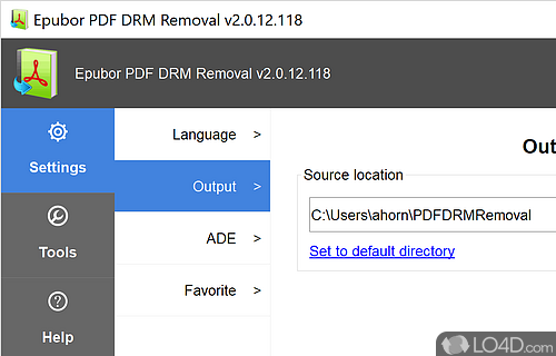 Speedy and powerful decryption process - Screenshot of PDF DRM Removal