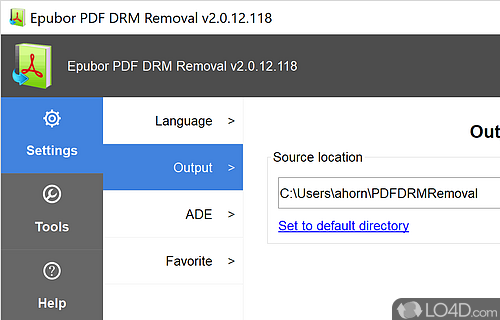 PDF DRM Removal Screenshot