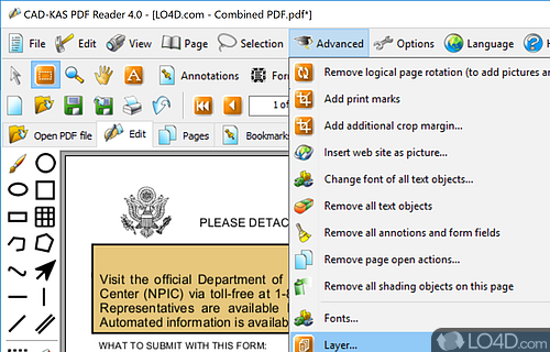 Process multiple files simultaneously - Screenshot of PDF Reader