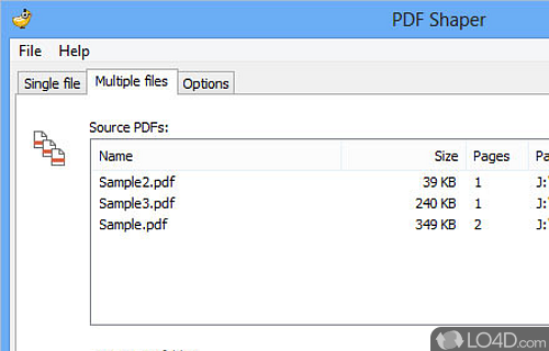 PDF Shaper Screenshot