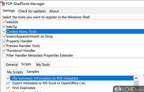 An easy to use and convenient application - Screenshot of PDF-ShellTools