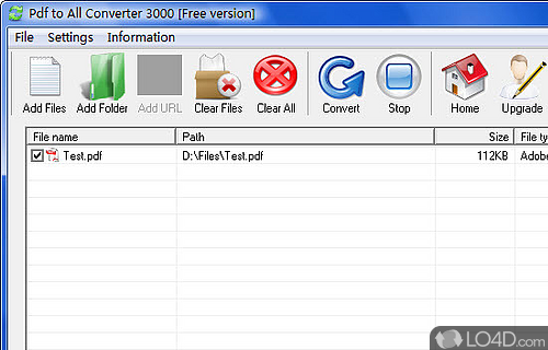 Pdf to All Converter 3000 Screenshot