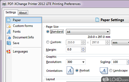 Screenshot of PDF-XChange Lite - User interface