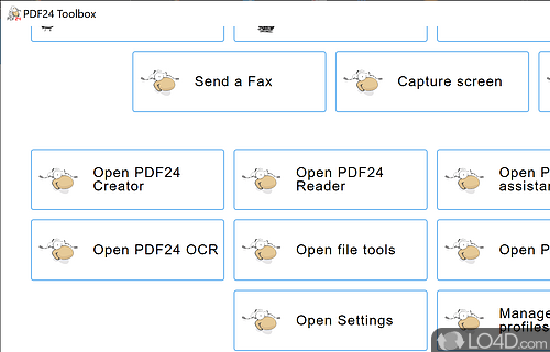 Customize the PDF appearance and metadata - Screenshot of PDF24 Creator