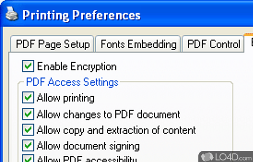 Screenshot of PDF4U Pro - User interface
