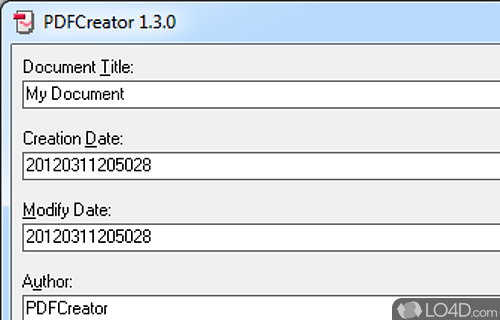 PDFCreator Screenshot