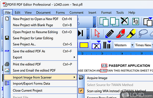 Comes with an extensive array of drawing tools - Screenshot of PDFill PDF Editor