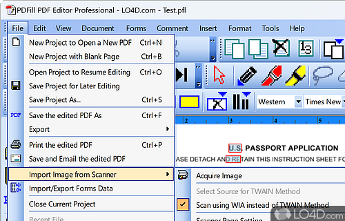 PDFill PDF Editor Screenshot