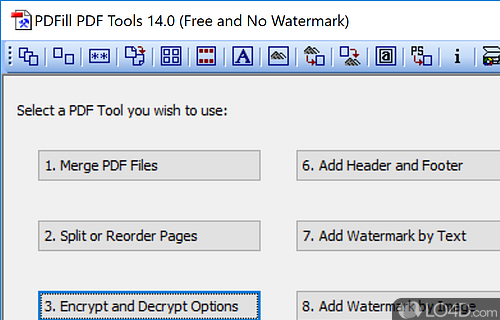 PDFill PDF Tools screenshot