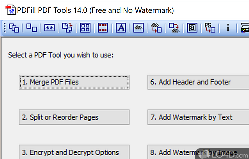 PDFill PDF Tools Screenshot