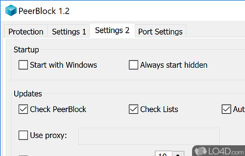 PeerBlock Screenshot