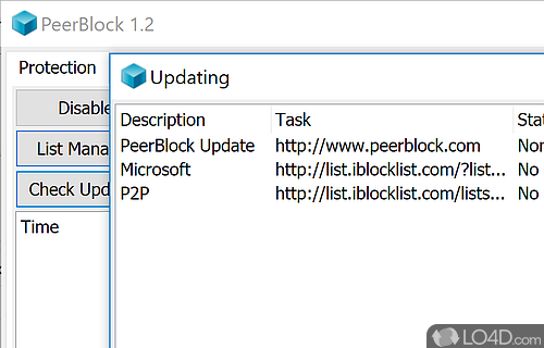 Other Tools - Screenshot of PeerBlock