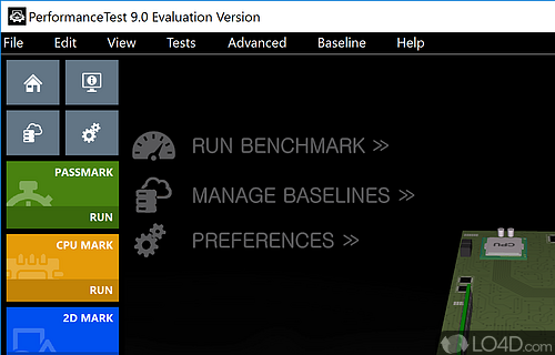 Advanced computer testing and benchmarking app that can assess the capabilities of processor - Screenshot of PerformanceTest