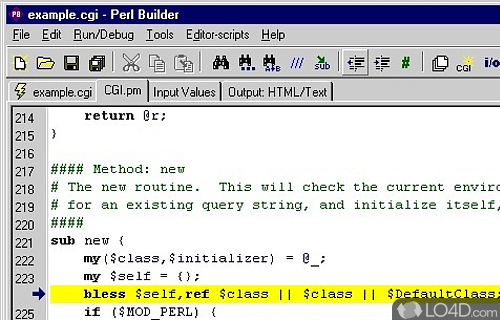 Perl Builder Screenshot