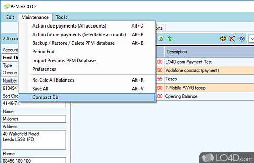 PFM - Personal Finance Manager screenshot