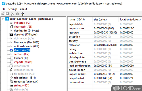 download the last version for android PeStudio 9.55